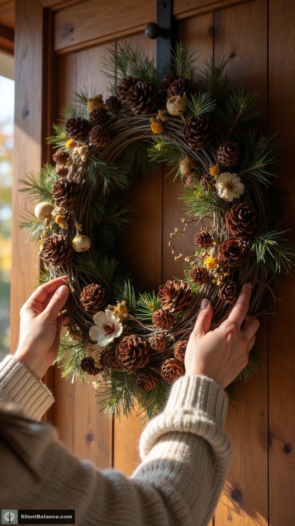 pinecone wreath crafting tips