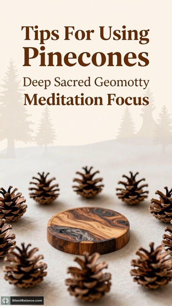 pinecones deep meditation focus