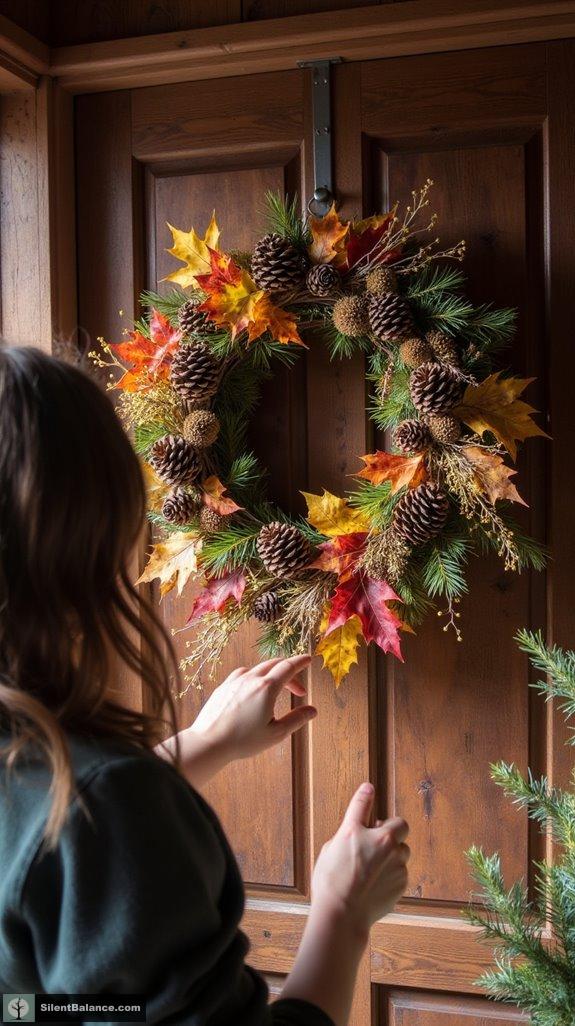 pinecones enhance seasonal decor