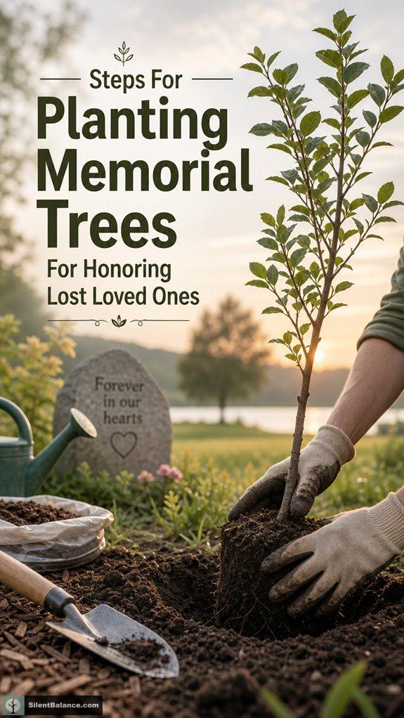 planting memorial trees thoughtfully