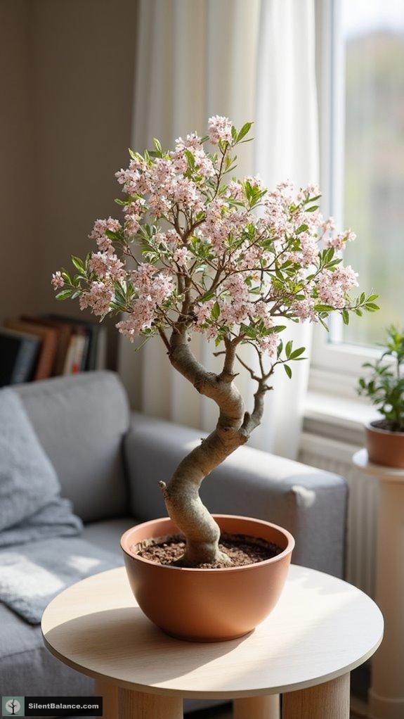 plum bonsai symbolize renewal