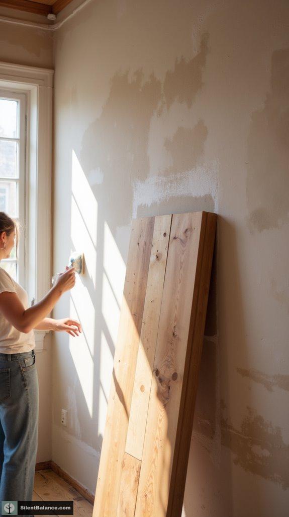 prepare walls for cedar