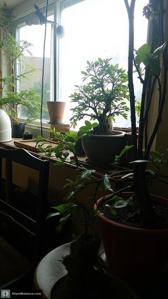 proper lighting for bonsai