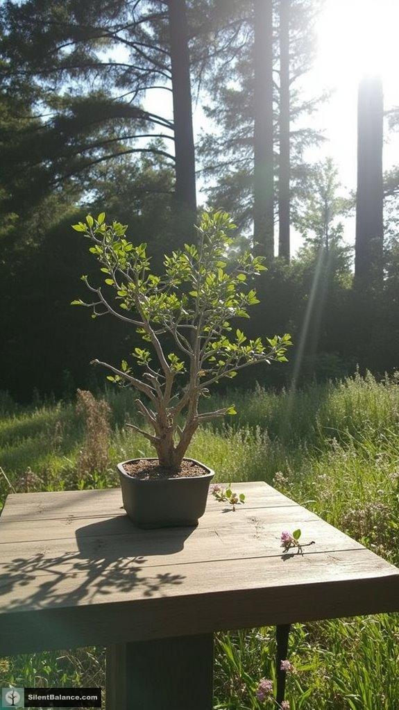 proper sunlight for bonsai