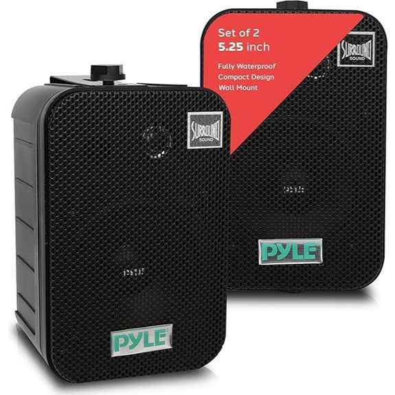 Pyle Waterproof Outdoor Speaker System (Pair)