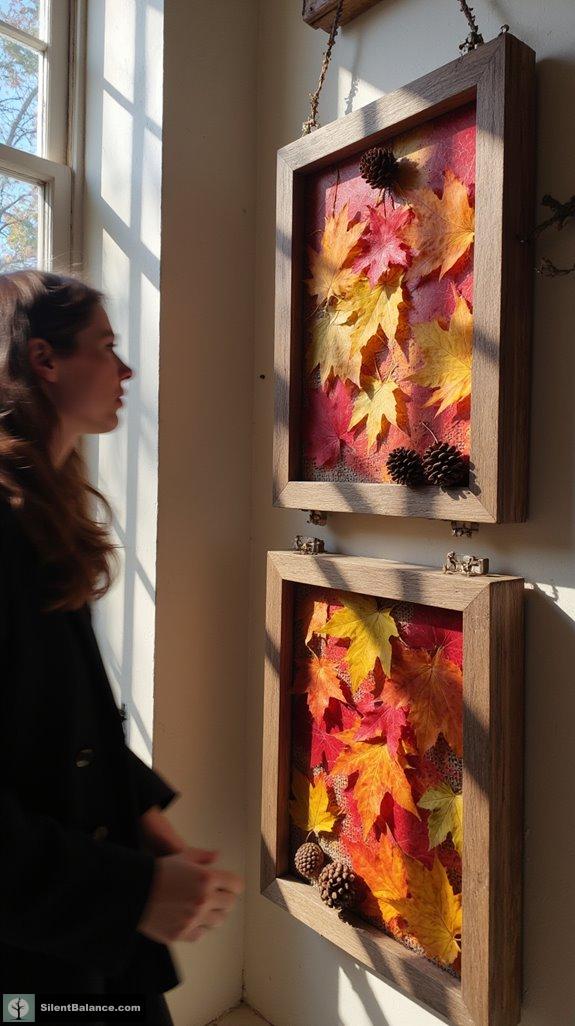 reclaimed wood nature display