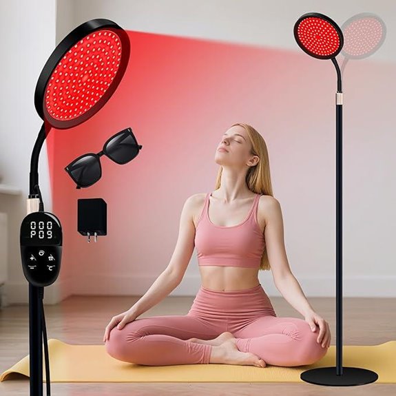 LanSuper Red and Near-Infrared Light Therapy Lamp