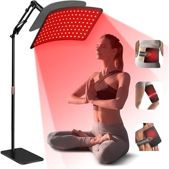 INTEO 2-in-1 Red and Infrared Light Therapy Lamp