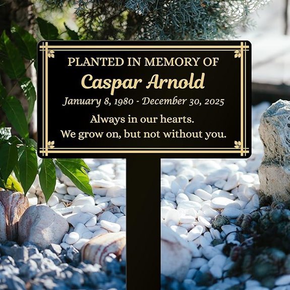 Memorial Tree Sign with Stake for Loved Ones