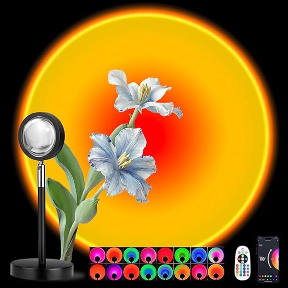 Sunset Projector Lamp with Remote & App