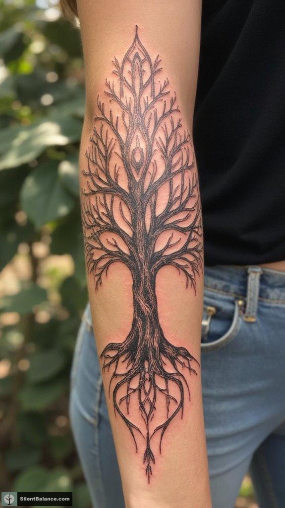 resilient oak tattoo heritage
