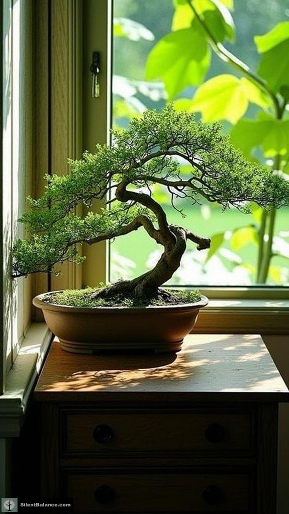 resilient tree bending gracefully