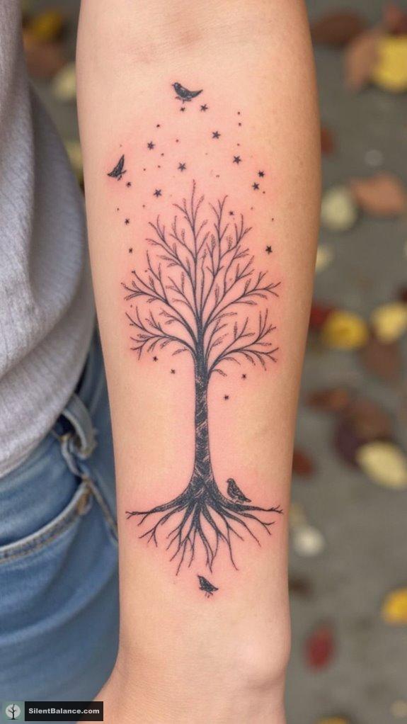 rhythmic animal cosmic trees