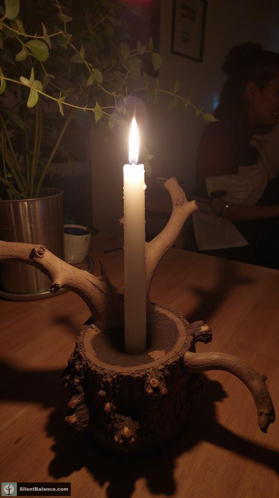 root candle holders charm