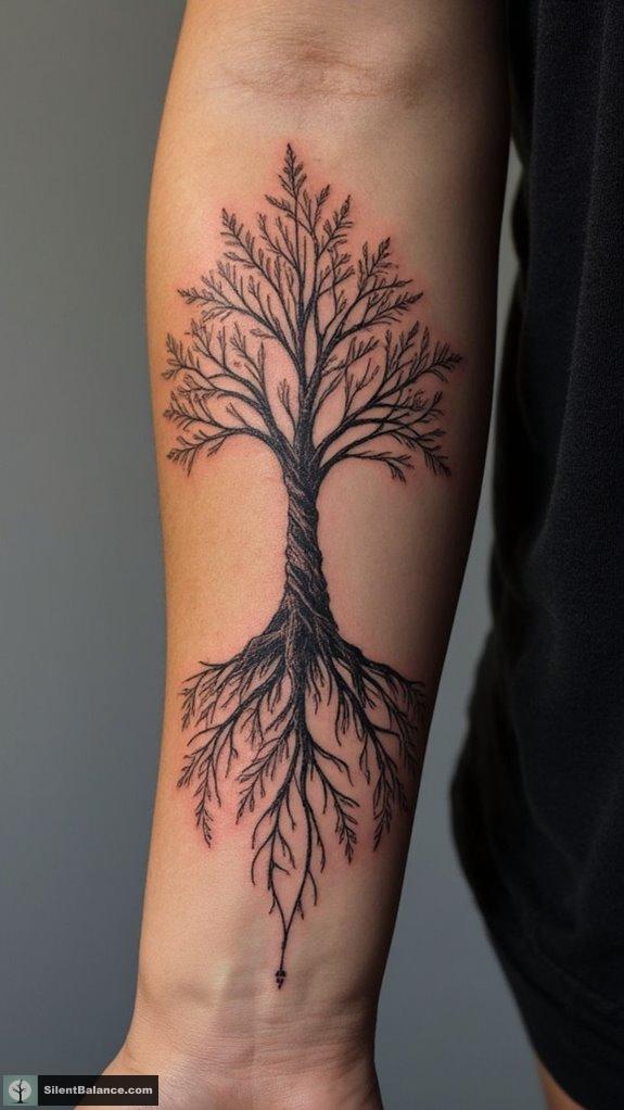 roots symbolize strength and resilience