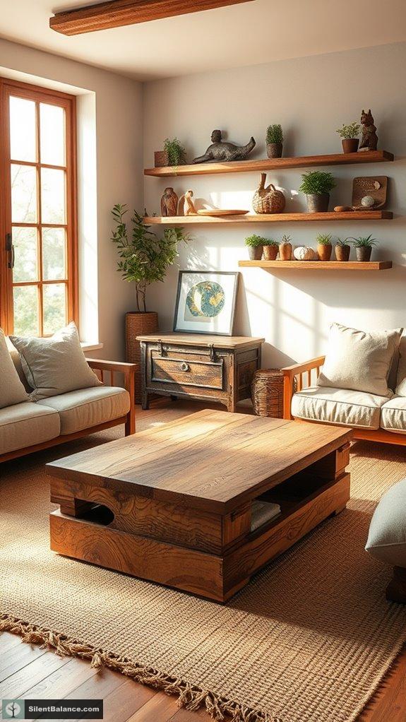 rustic charm functional furniture