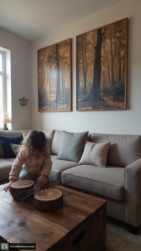 rustic charm through nature