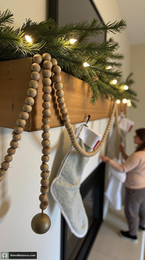 rustic charm with garland