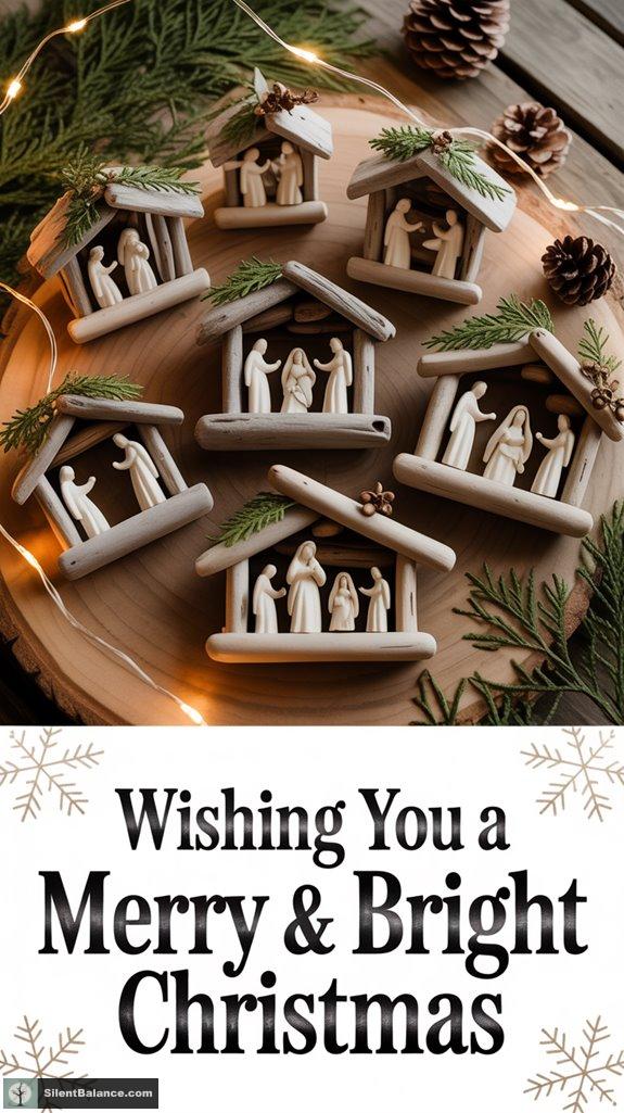 rustic driftwood nativity creations