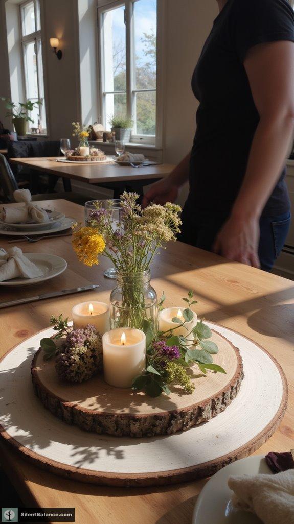 rustic elegance with birch