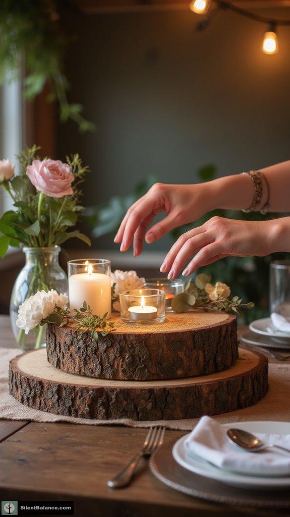 rustic elegance with gold