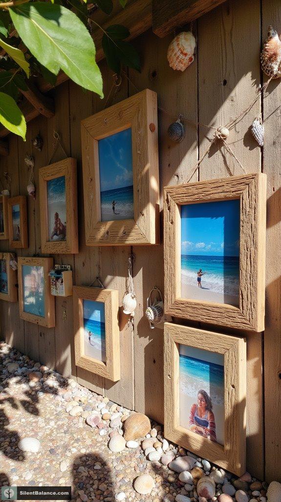rustic natural photo displays