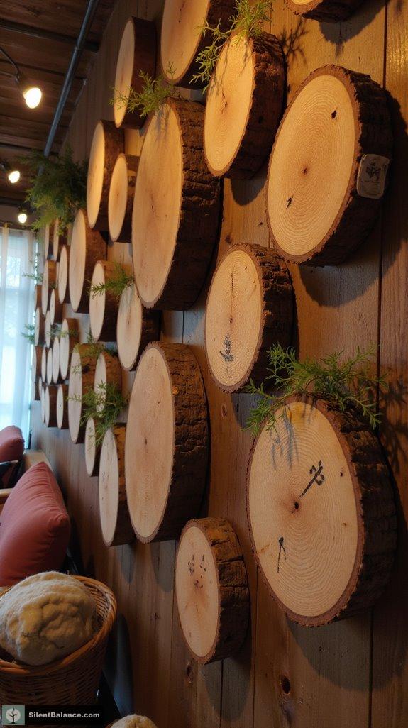 rustic natural tree decor