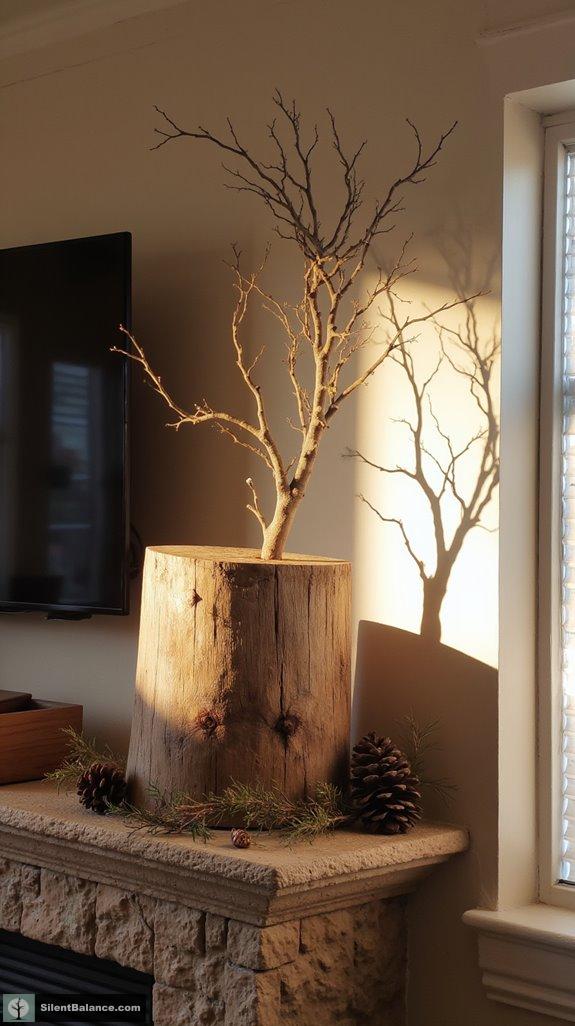 rustic natural wood decor
