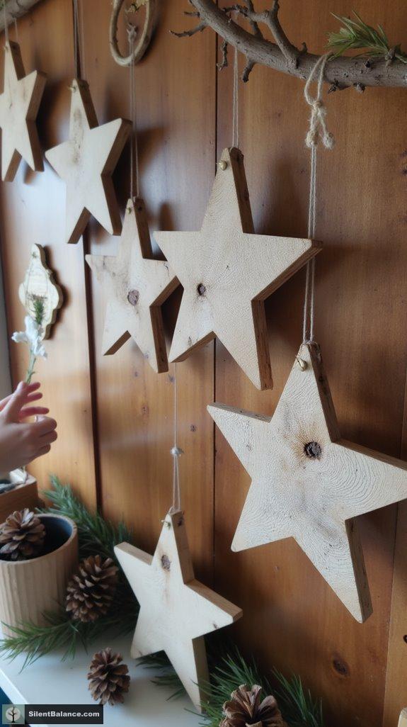 rustic star ornaments symbolism