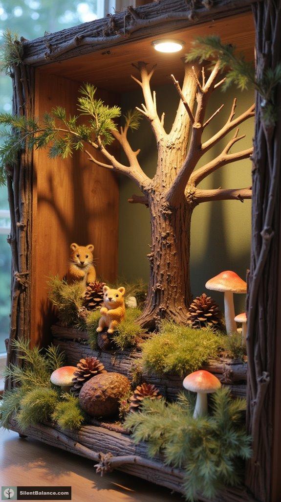 rustic woodland decor inspiration