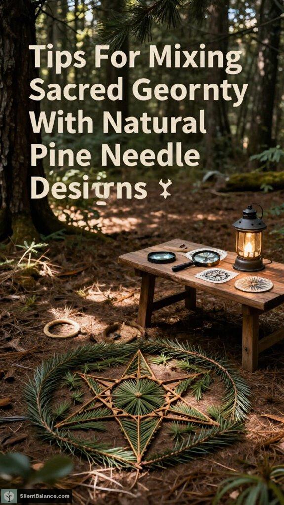 sacred geometry pine art