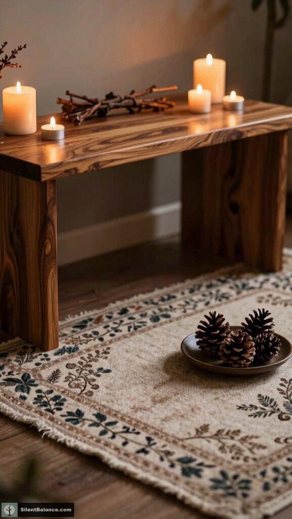 sacred interiors with natural textures