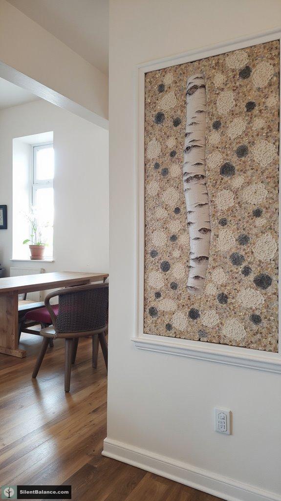 scandinavian birch bark mosaics