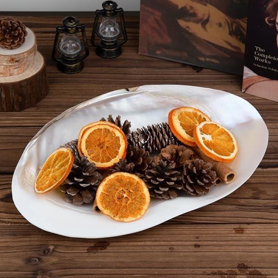 QEQEKAKA 11 Seashell Bowl for Decor and Crafts
