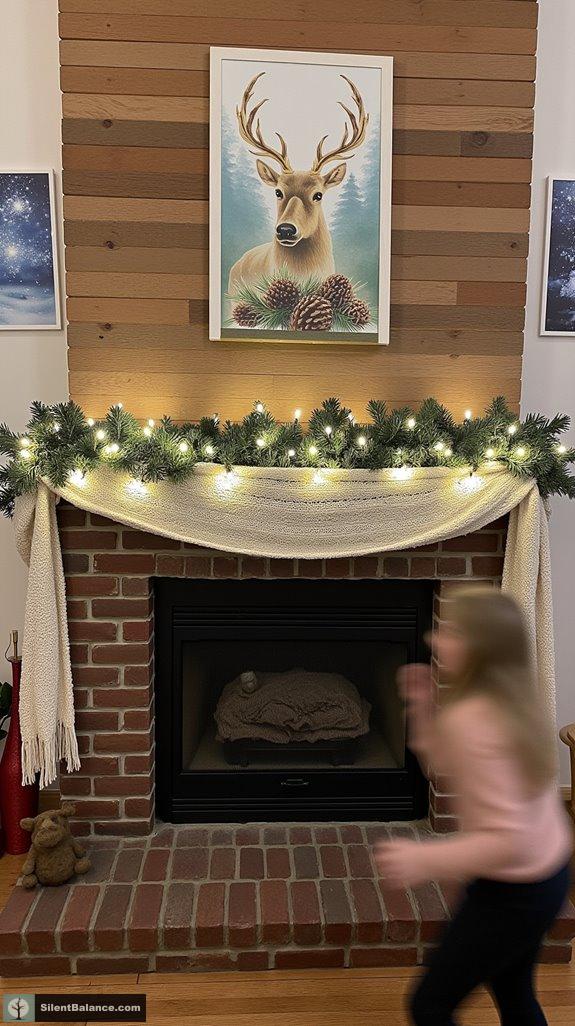 seasonal artwork for mantels
