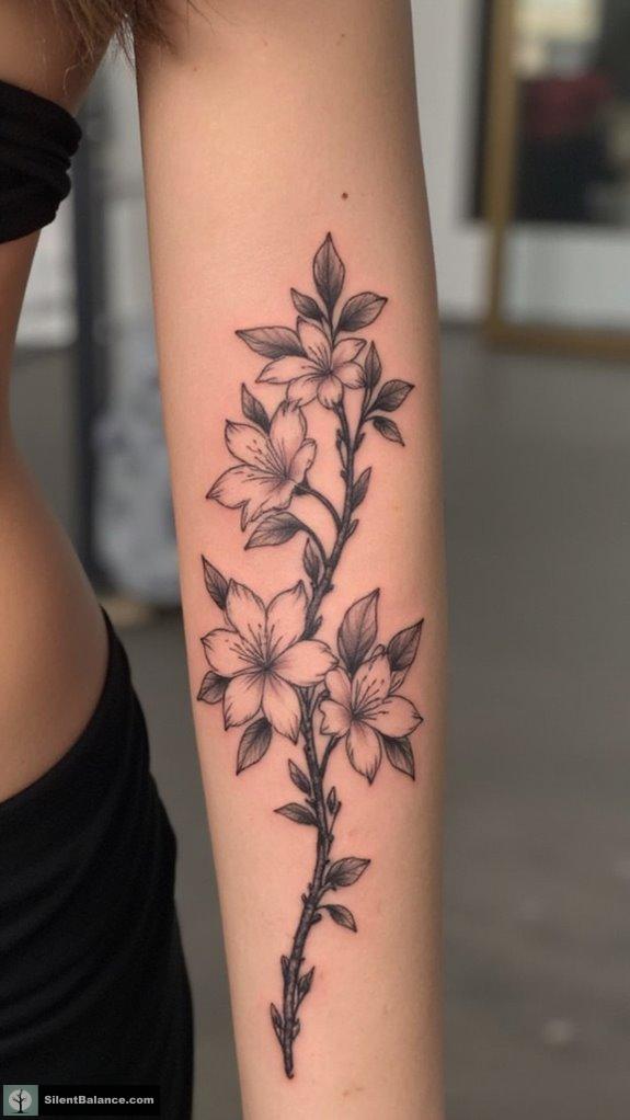 seasonal blooms tattoo rebellion