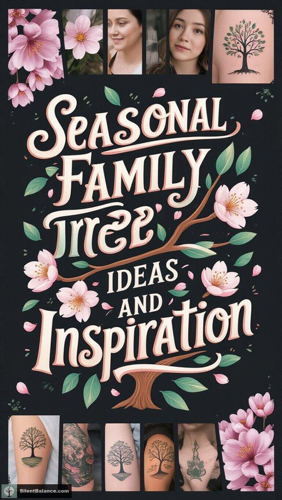 seasonal family tree tattoos