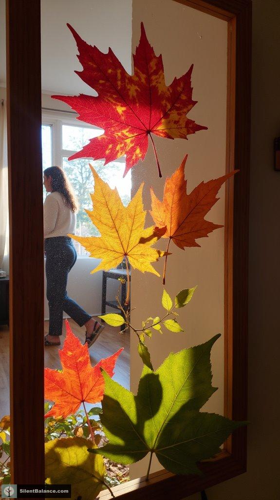 seasonal leaf display ideas