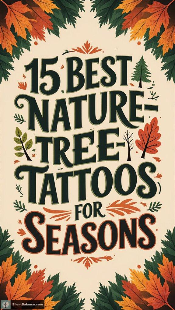 seasonal nature tree tattoos