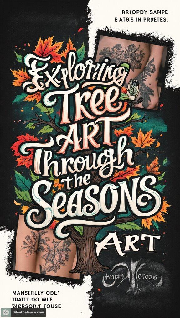 seasonal tree tattoo designs