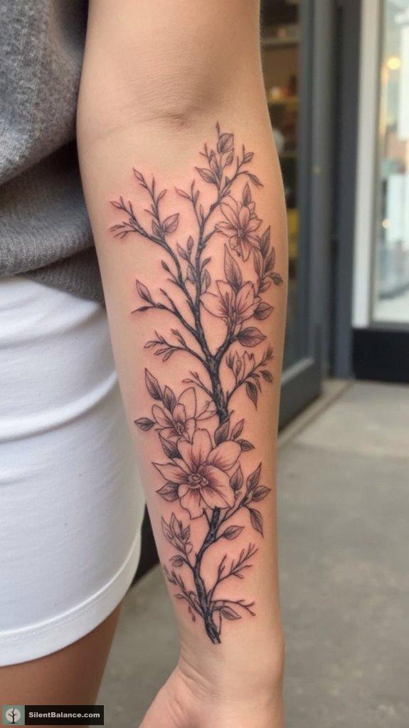 seasonal tree tattoo symbolism