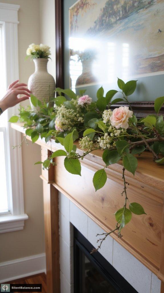 seasonal twig garland themes