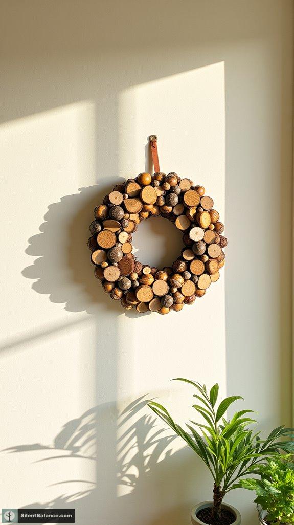 securing natural craft elements