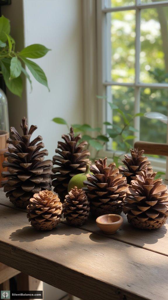 select firm pine cones