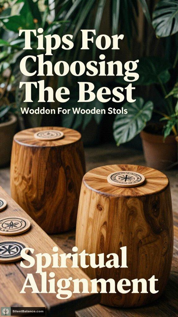 selecting harmonious wooden stools