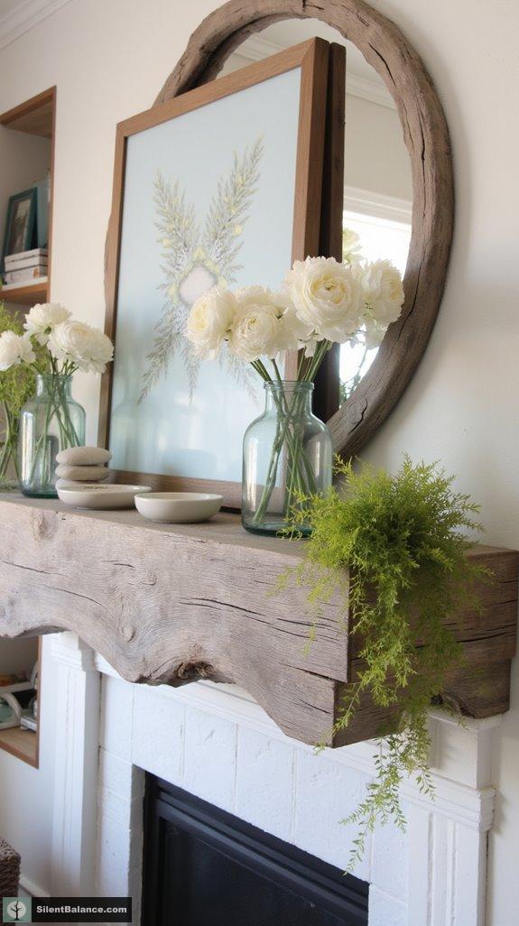 serene driftwood color palettes