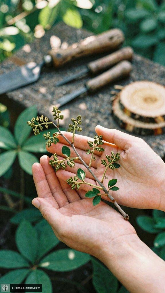 shape branches with sacred fractals