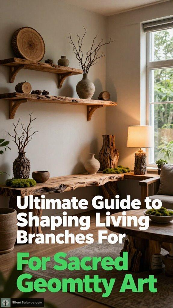 shaping branches for sacred geometry