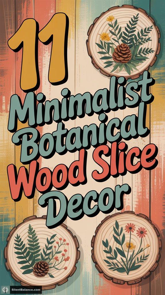 simple nature inspired wood decor