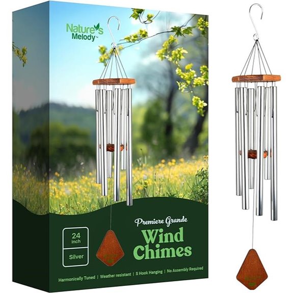 six tube wind chimes